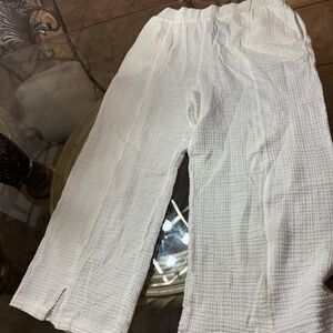 Kozan  White Gauze Pants